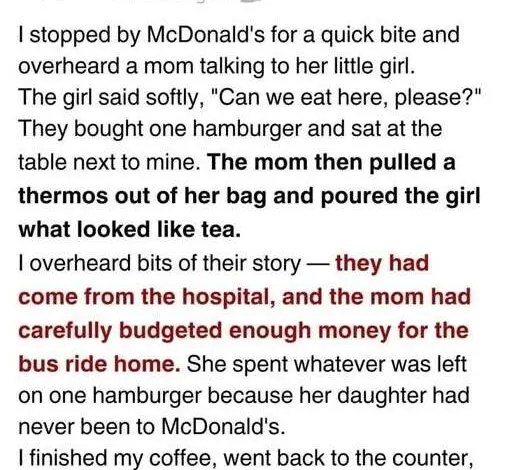 A Happy Meal and a Heart Full of