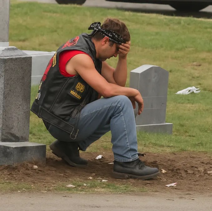 Who Was the Biker Visiting My Wife’s Grave Each