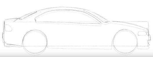 как нарисовать знак бмв