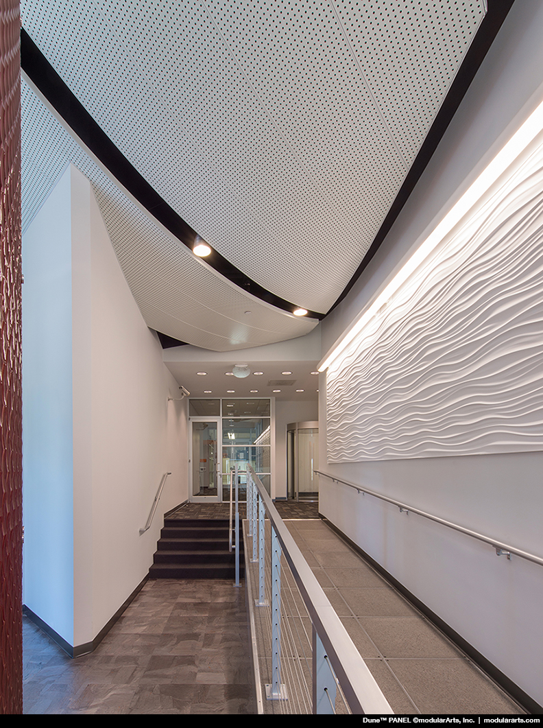 Seamless full height glass screen. Wall PANELS, TILES and Screen BLOCKS | modularArts