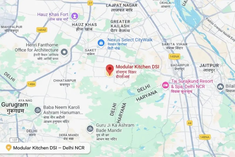 Modular Kitchen DSI location in Saket, New Delhi