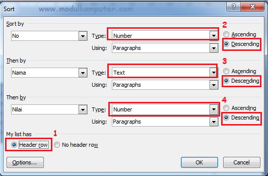 Cara Mengurutkan Data Sesuai Abjad Di Excel 