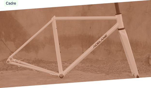 cadre de vélo personnalisable