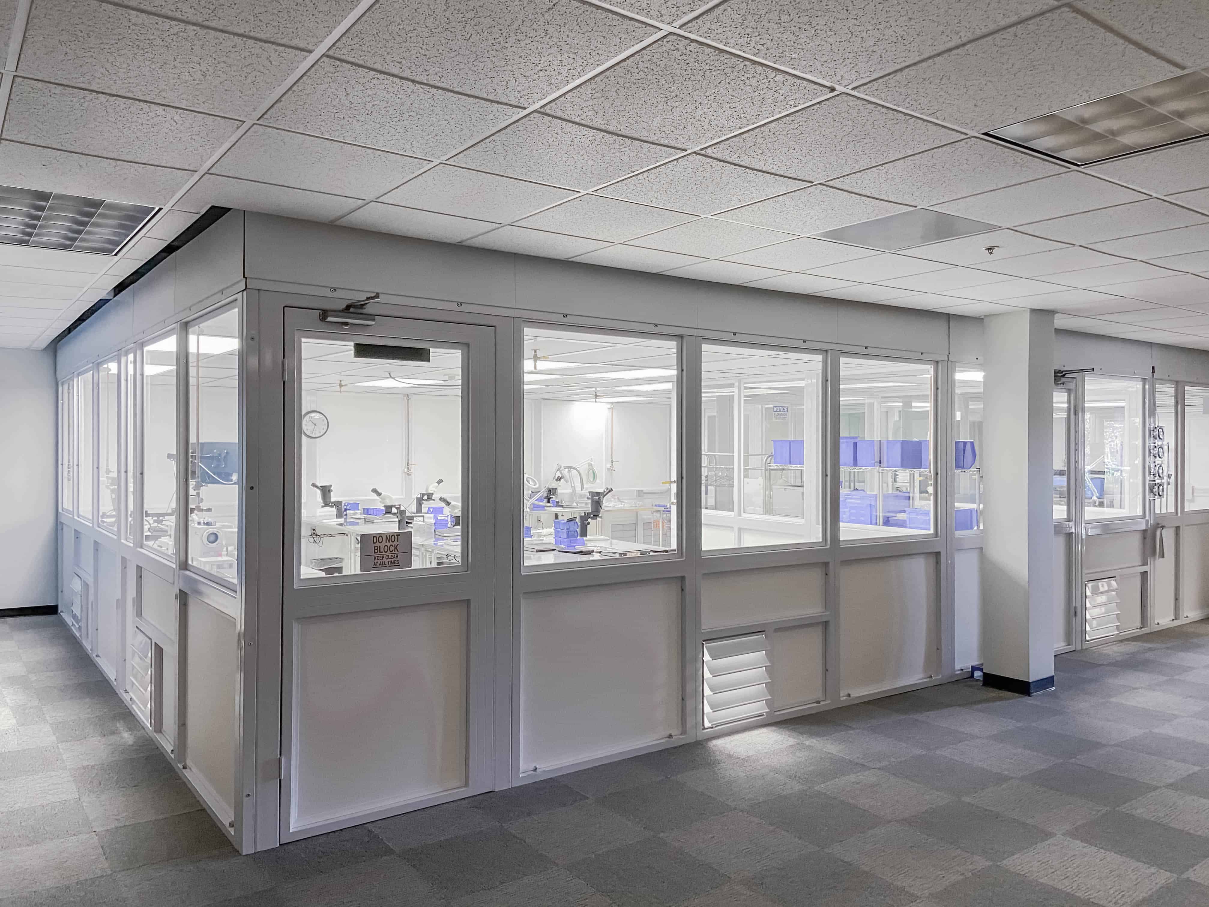 Modulus Cleanrooms Modular Cleanroom Hardwall Steel Frame Cleanroom
