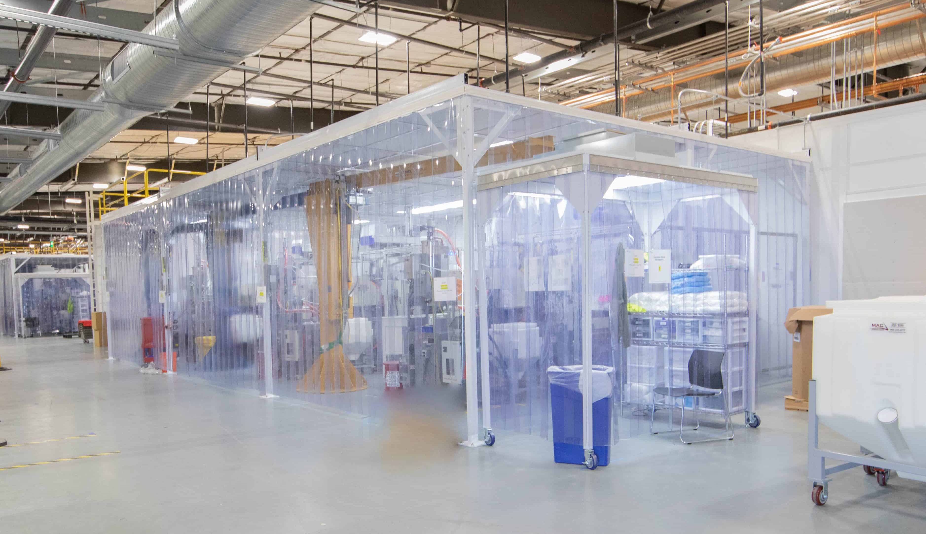 Modulus Cleanrooms Modular Cleanroom Softwall