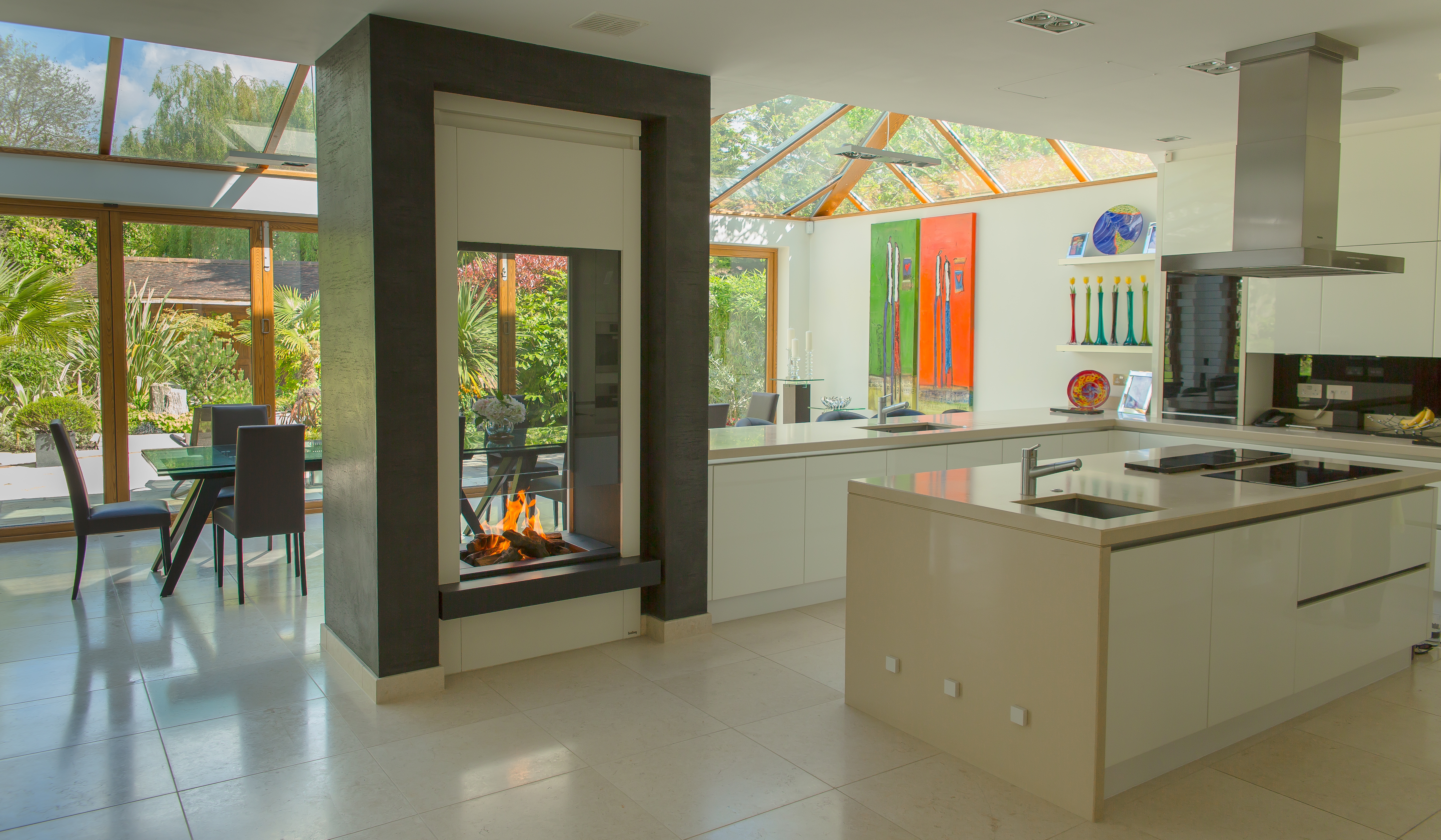 Fireplace In The Sunroom Warm All Year Long Home Fireplace Fireplace Design Home