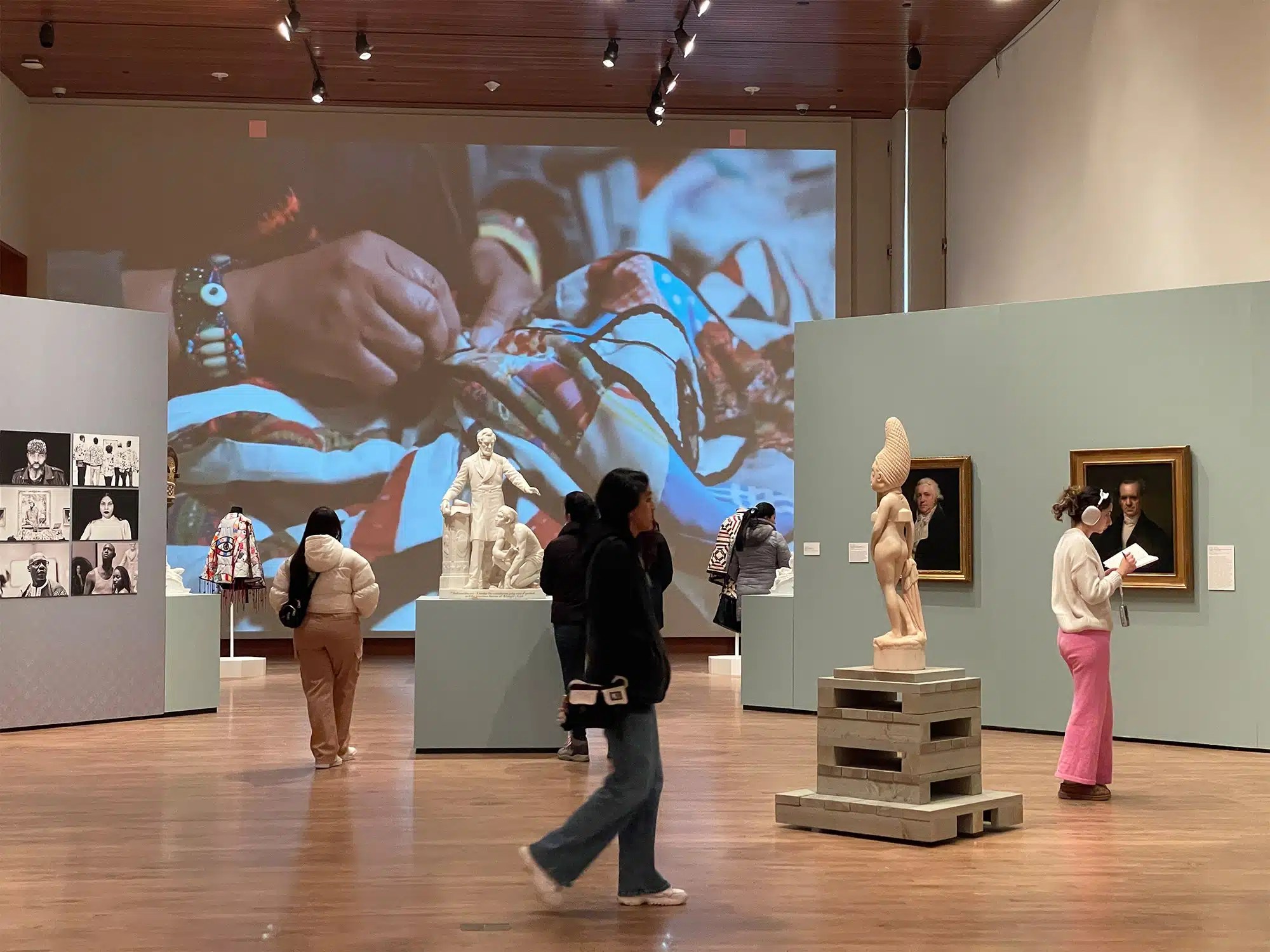 Header artwork for the re:mancipation exhibition at the Chazen Museum of Art