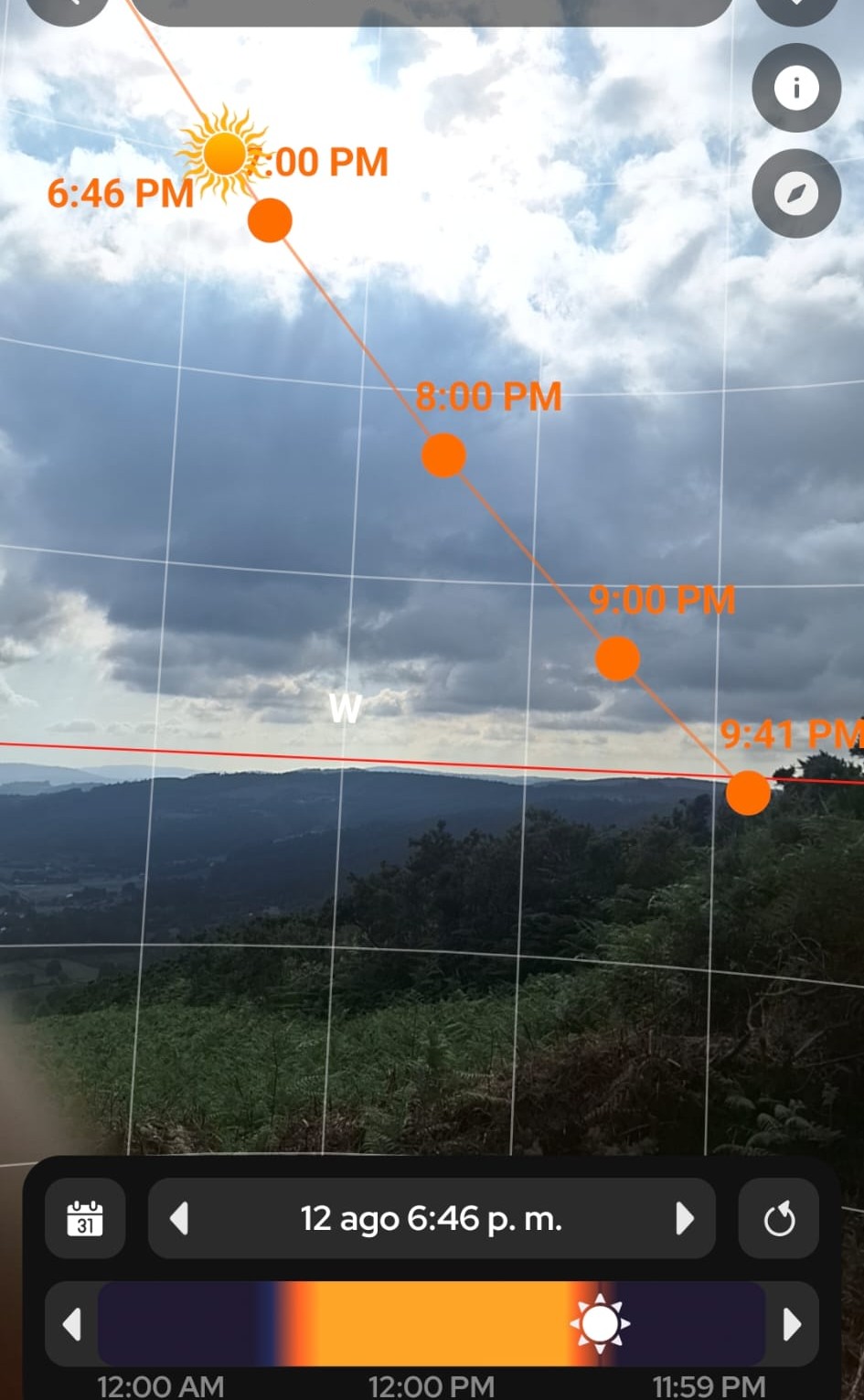 Ruta guiada para observar a eclipse solar e lentes protectoras para a rapazada
