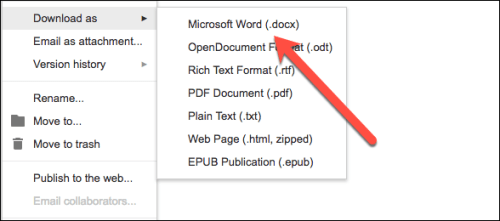 حفظ ملف PDF كوثيقة وورد