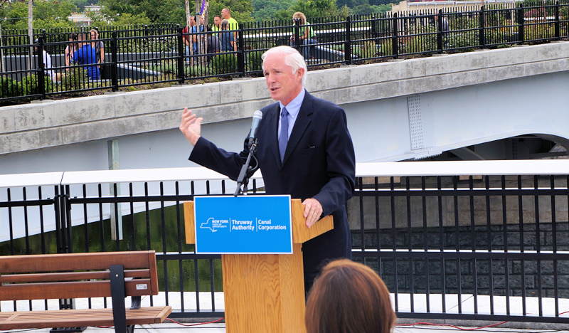 Bill Finch, acting executive director of the Thruway Authority and Canal Corporation
