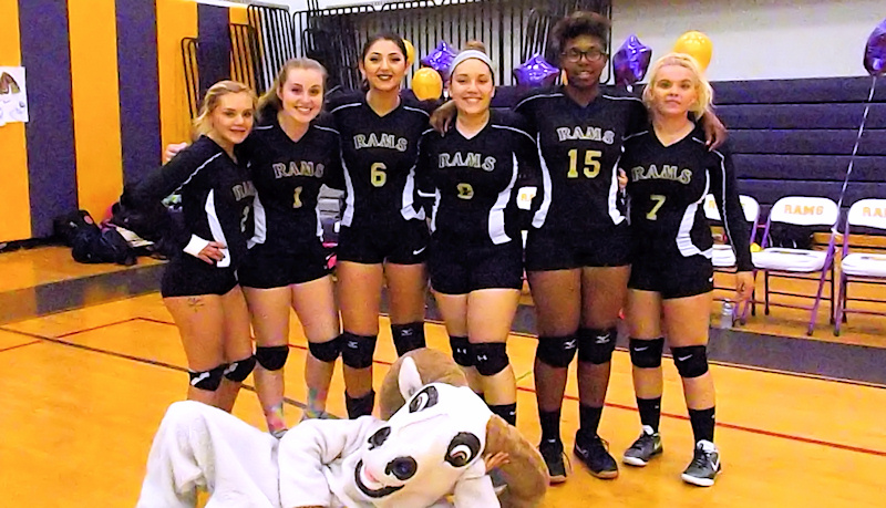 AHS volleyball team seniors