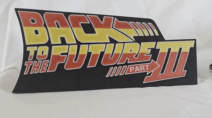Zurück in die Zukunft Fanart – Lokomotive Modellbau Set, Geschenk für Männer & Bastler - Time Train Bausatz BTTF – 3D Druck Steampunk Zug DIY