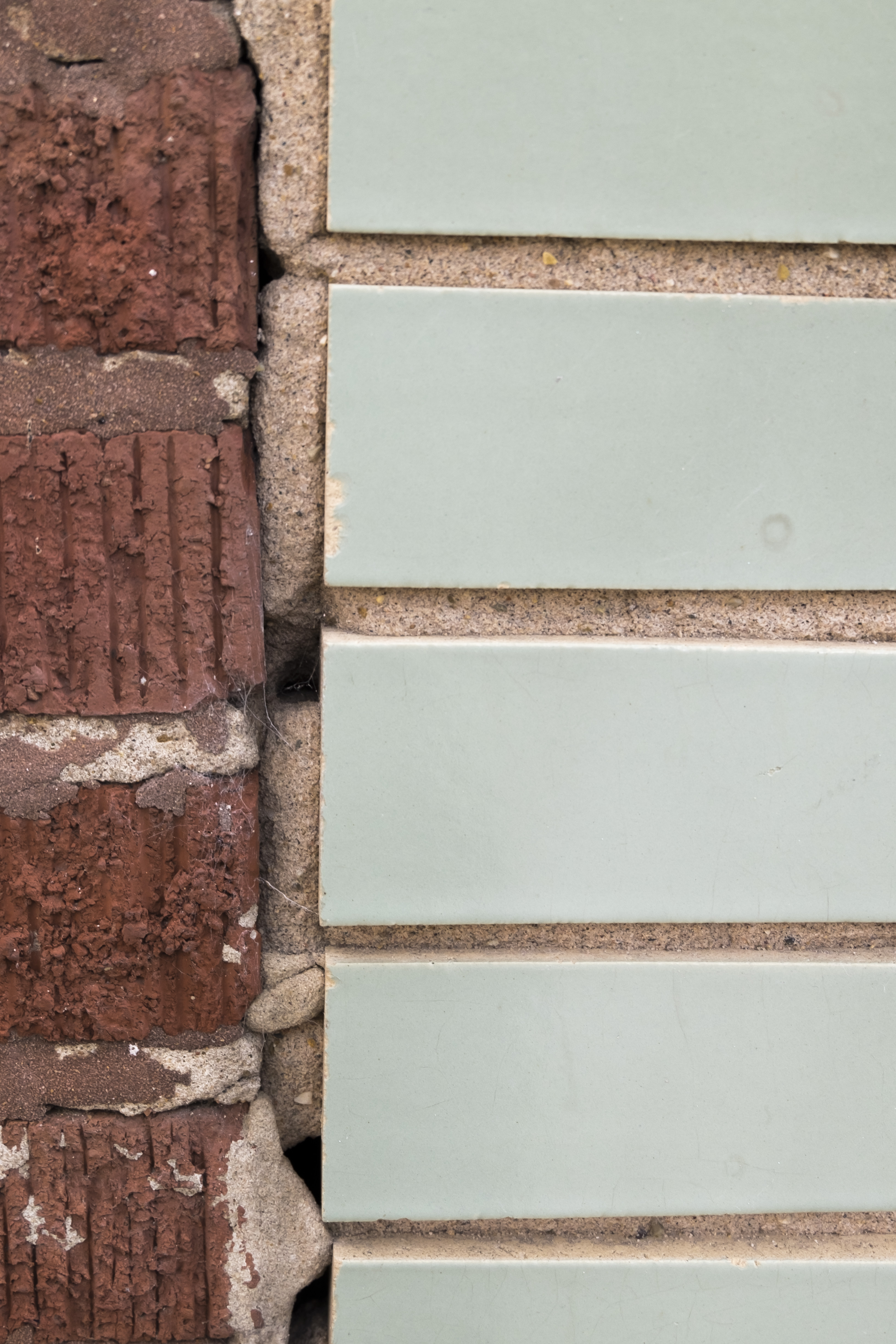 Complementary colors: turquoise and vermillion