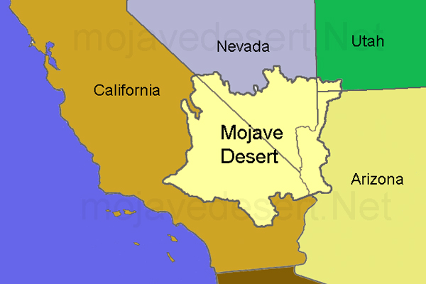 Mojave Desert And Challenges 600 Mojave Location Map3 