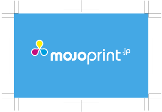 Business card with correct bleed defined