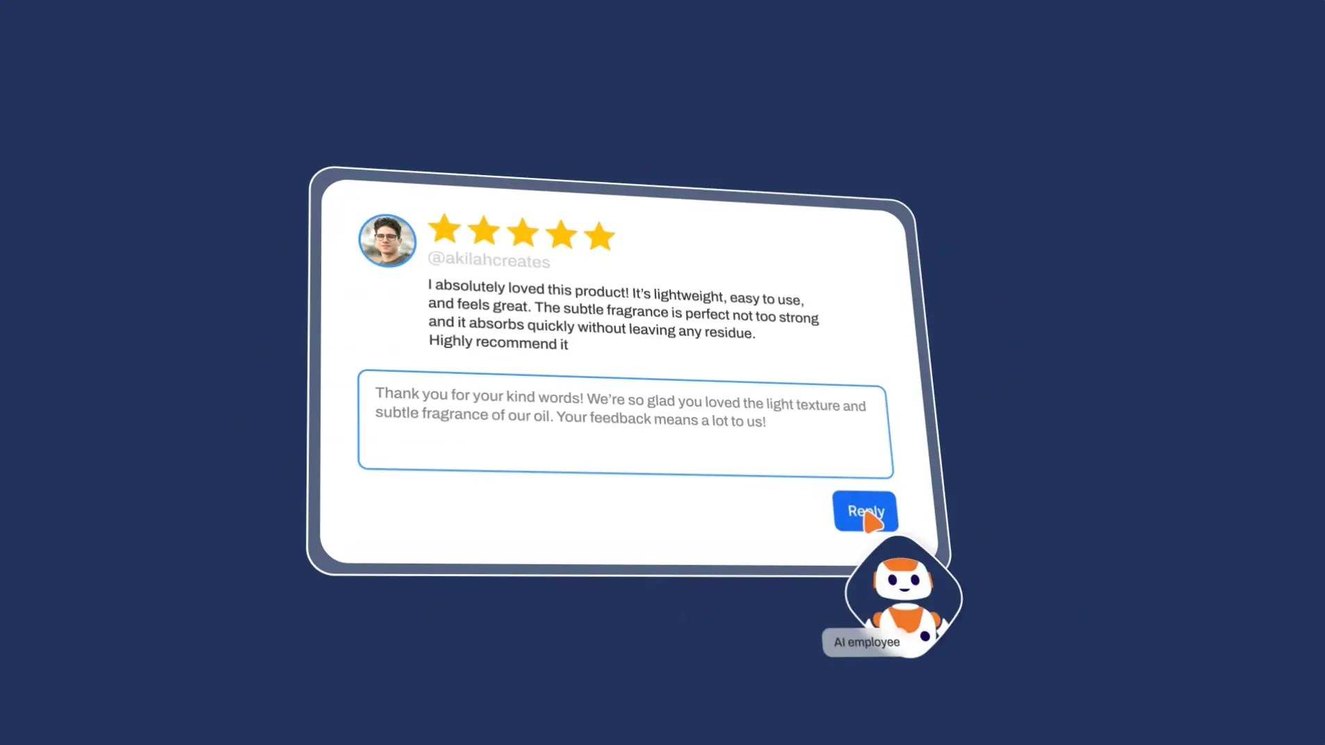 AI review responses on autopilot provide small businesses with better online reputation.