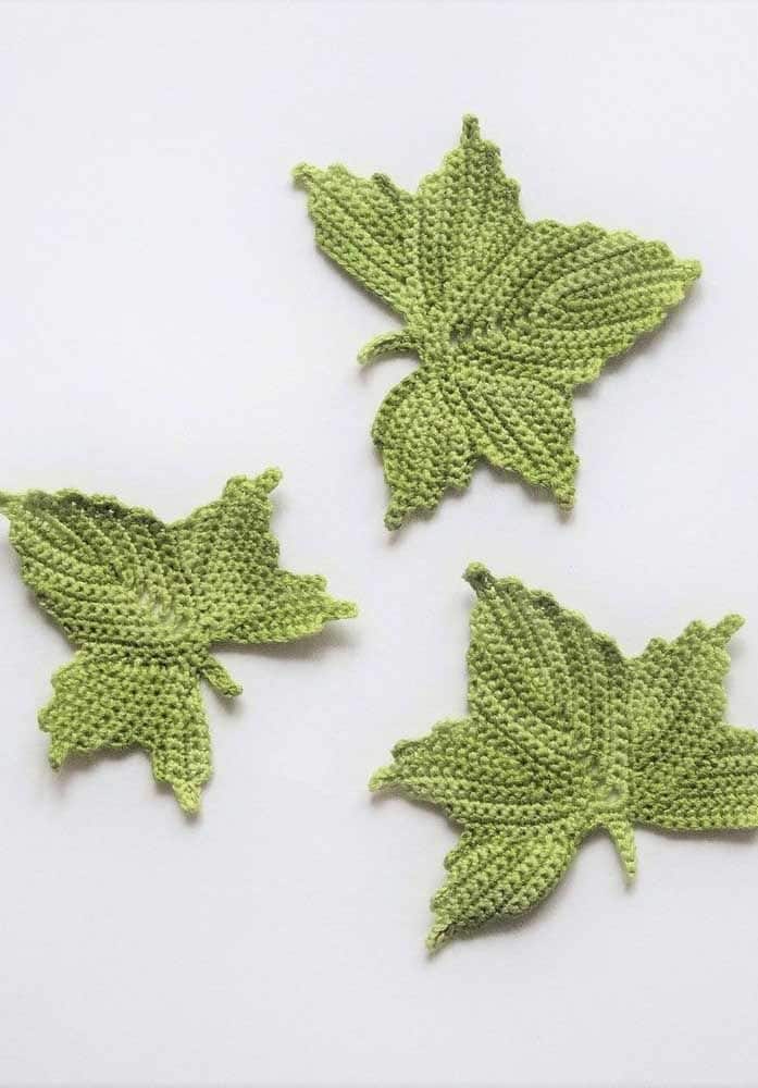 Como Hacer Hojas De Crochet