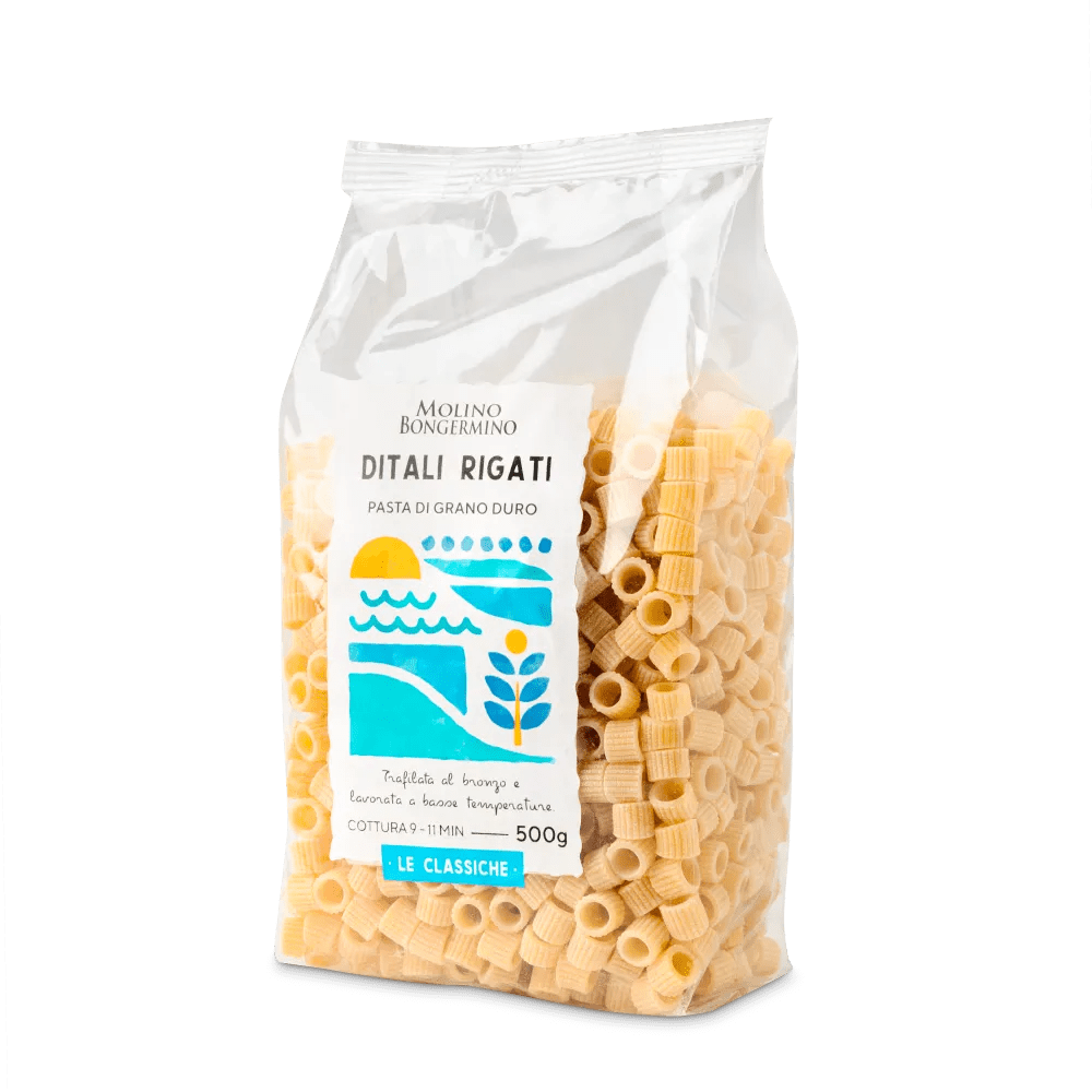 Ditali rigati - Pack Pasta Molino Bongermino