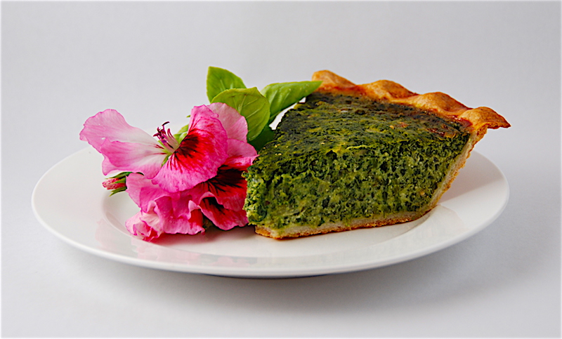 Spinach Ricotta Pie is a superfood cheesecake
