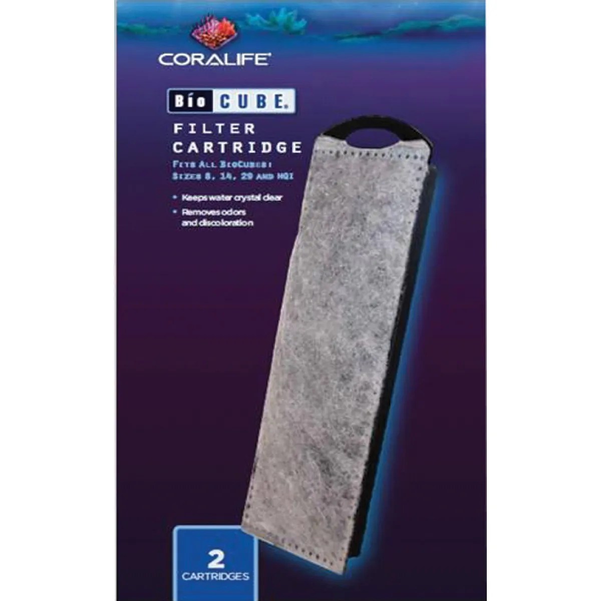 CORALIFE CARTRIDGE BIOCUBE 2PACK