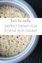 rice cooker brown perfect momadvice recipes ahead tutorial cook cooking