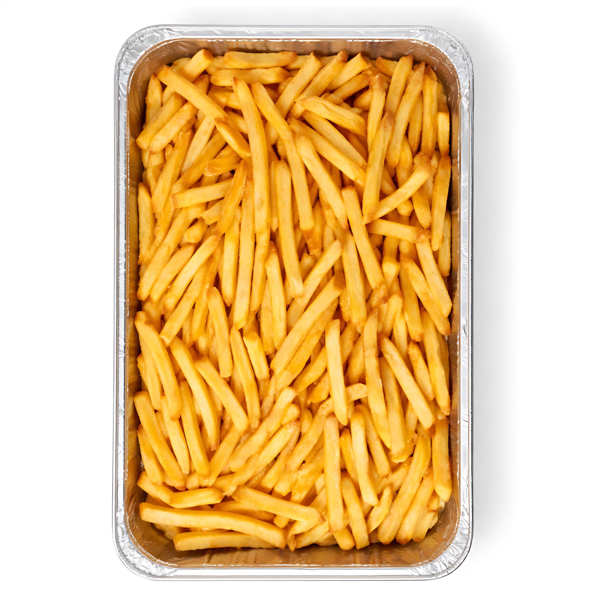 Goldgelbe, knusprige Pommes Frites mit Meersalz