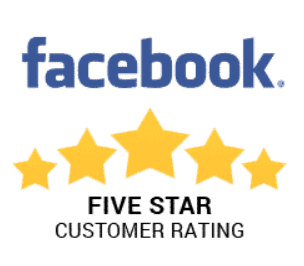 Facebook customer rating graphic