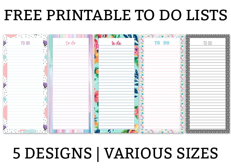 Free printable to do list template paper trail design