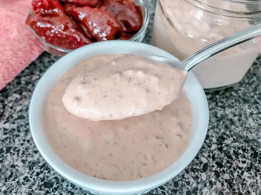 Ingredients · 3/4 cup sour cream · 1/4 cup plain greek yogurt · 1 chipotle pepper from canned chipotle in adobo sauce {+1 tsp of sauce from the can} Creamy Chipotle Sauce Dip The Mommy Mouse Clubhouse