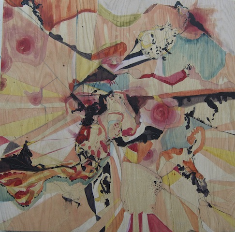 acrylic paint on wood 2013