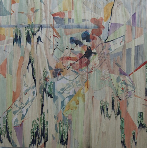 acrylic paint on wood 2013