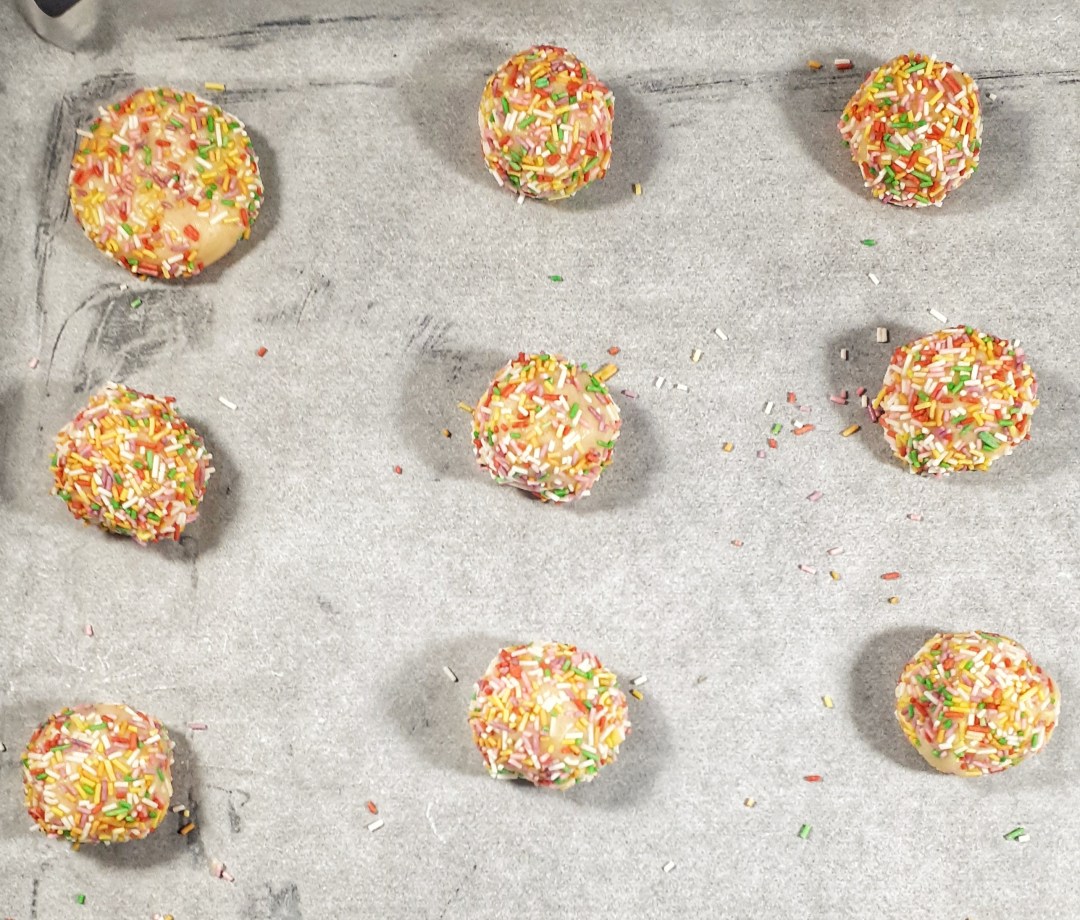 Sprinkle cookies are an easy and fun recipe that is perfect for holidays and any kids birthda party. They are perfectly chewy and soft.