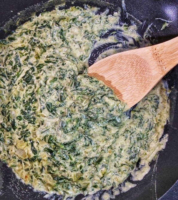 Creamed spinach is an easy homemade side dish that is also healthy, low carb and keto-friendly.