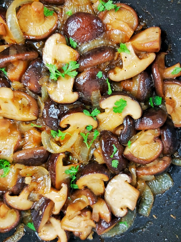 Best Sauteed Mushrooms and Onions - Keto Low Carb Side Dish-image