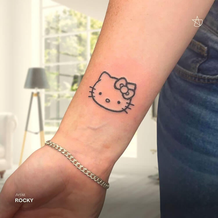 Hello kitty tattoo ideas photos