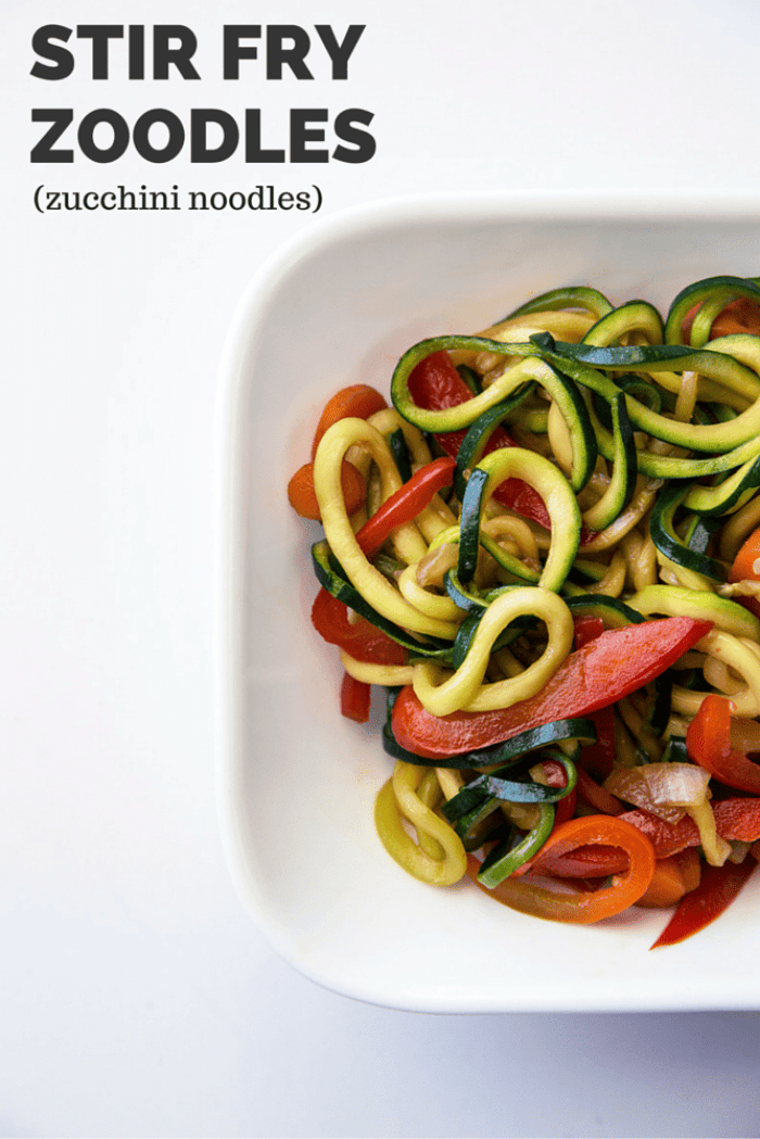 Stir Fry Zoodles