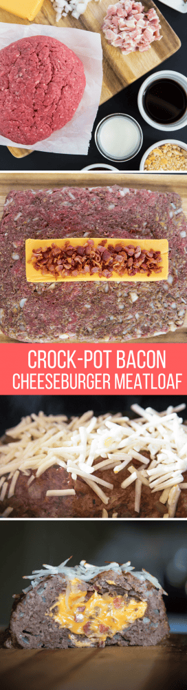 Crock-Pot Slow Cooker Bacon Cheeseburger Meatloaf Recipe