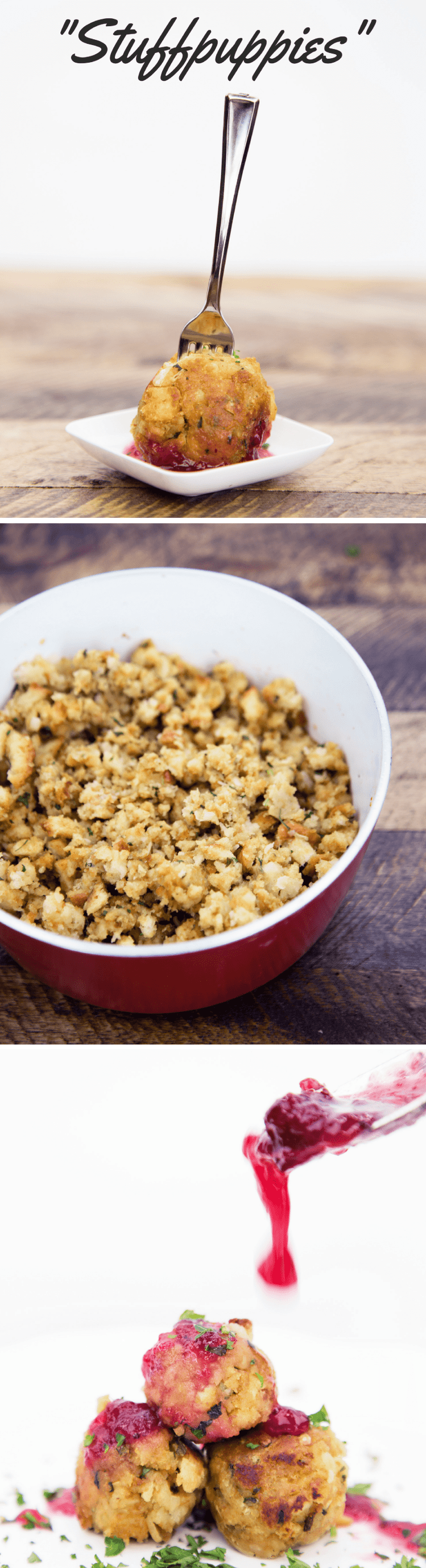 Stuffpuppies (Stuffing Ball Hushpuppies) Thanksgiving Recipe