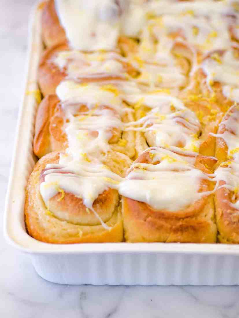 Sticky Lemon Rolls