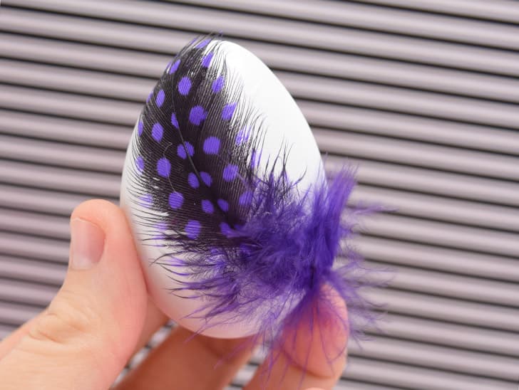 Bohemian Feather Easter Eggs