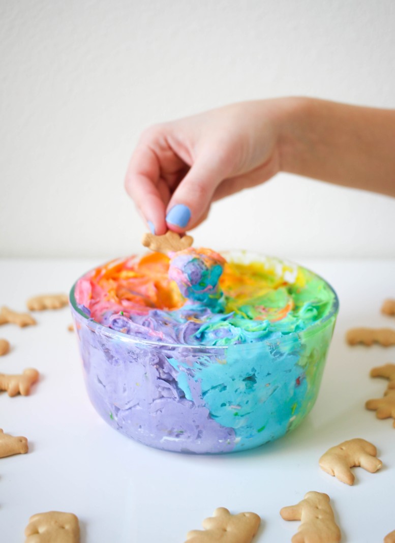 Rainbow Funfetti Dip
