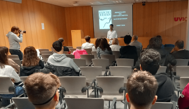 Marc Casas presenta el seu documental Rancho Quemado a la UVic