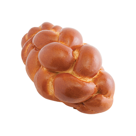 Braided egg challah bread