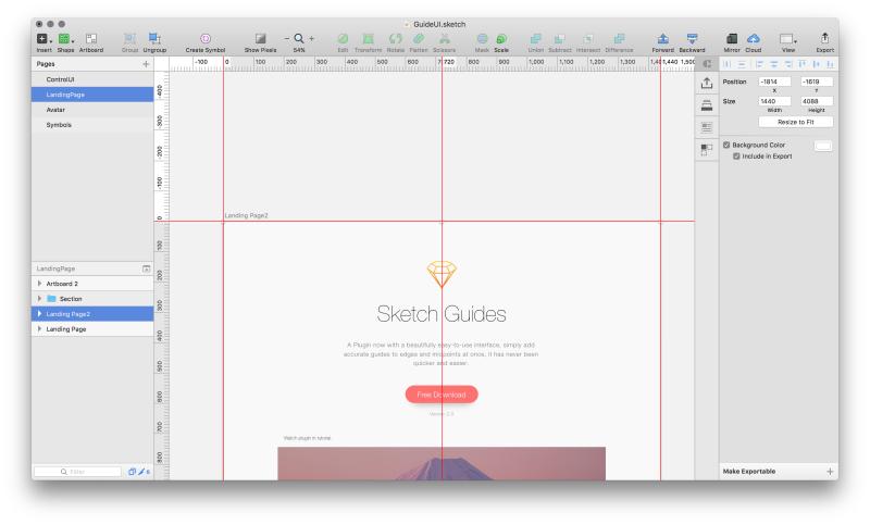 SKETCH GUIDES : Sketch plugin