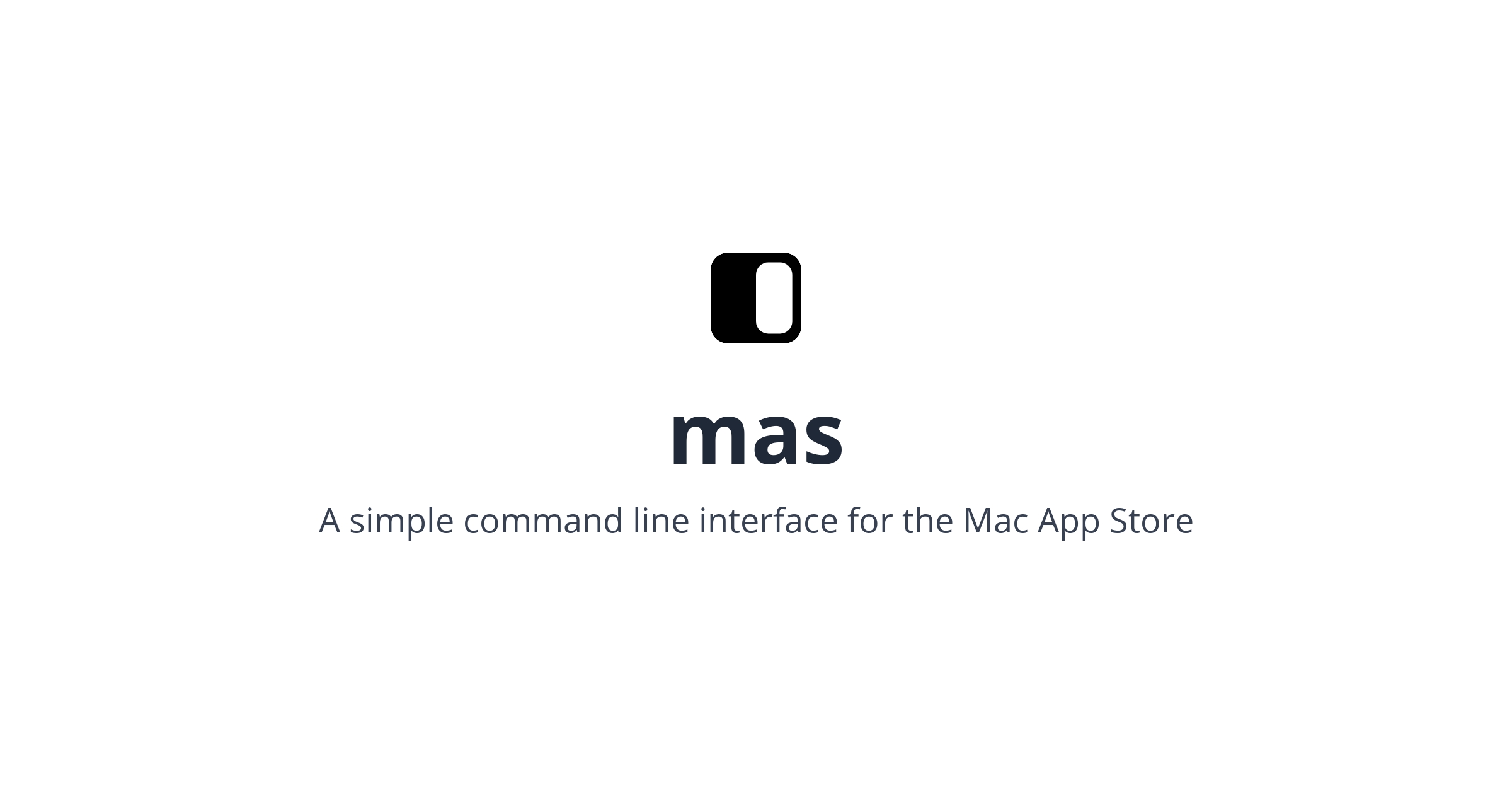 mas-cli : Gérez le Mac App Store depuis votre terminal