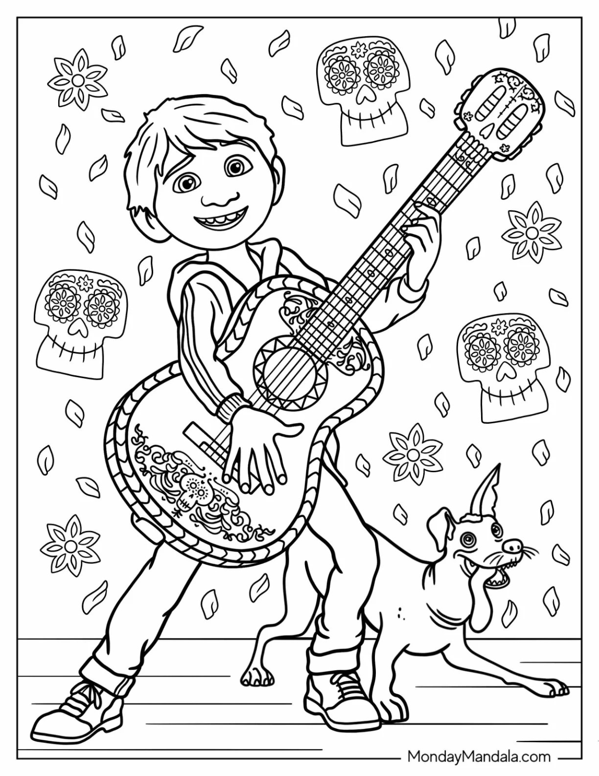 Coco coloring pages for kids [2025]
