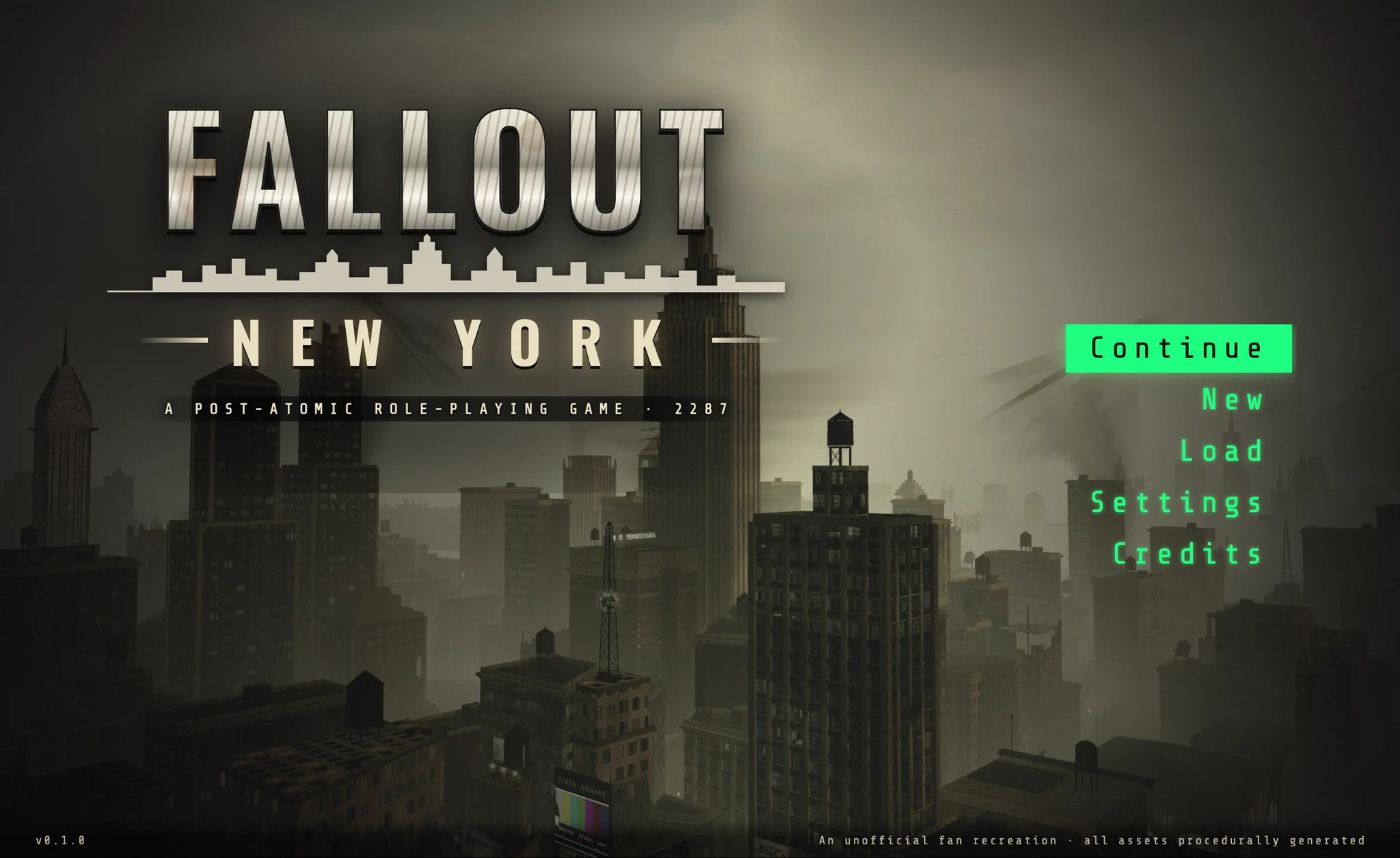 Fallout: New York viene rimosso dopo un ordine di cessazione e desistenza da parte di ZeniMax