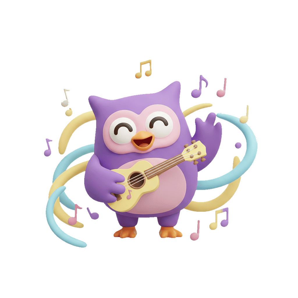 Mondosol owl playing music