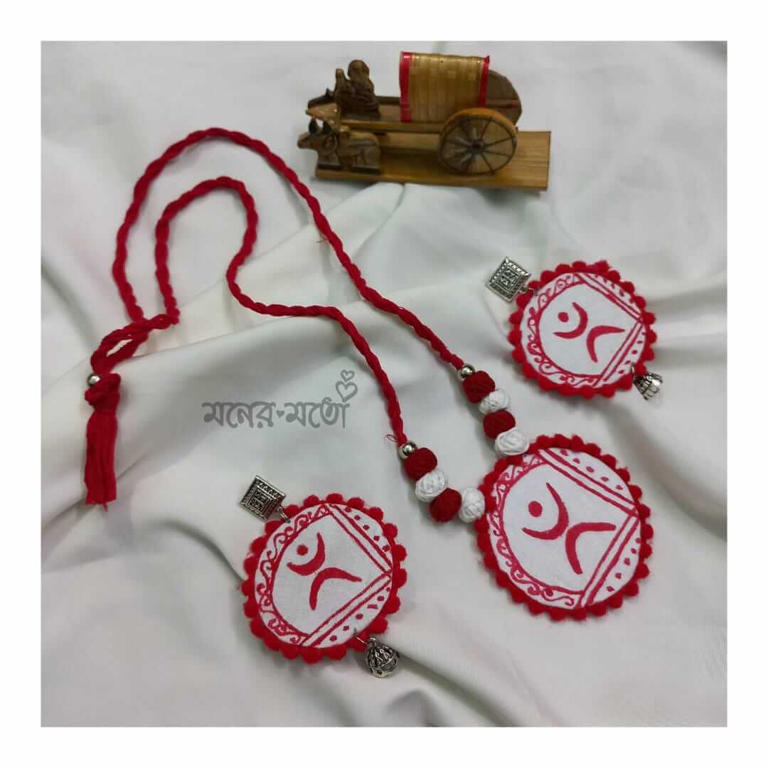 Handmade Swastik Necklace Set 1