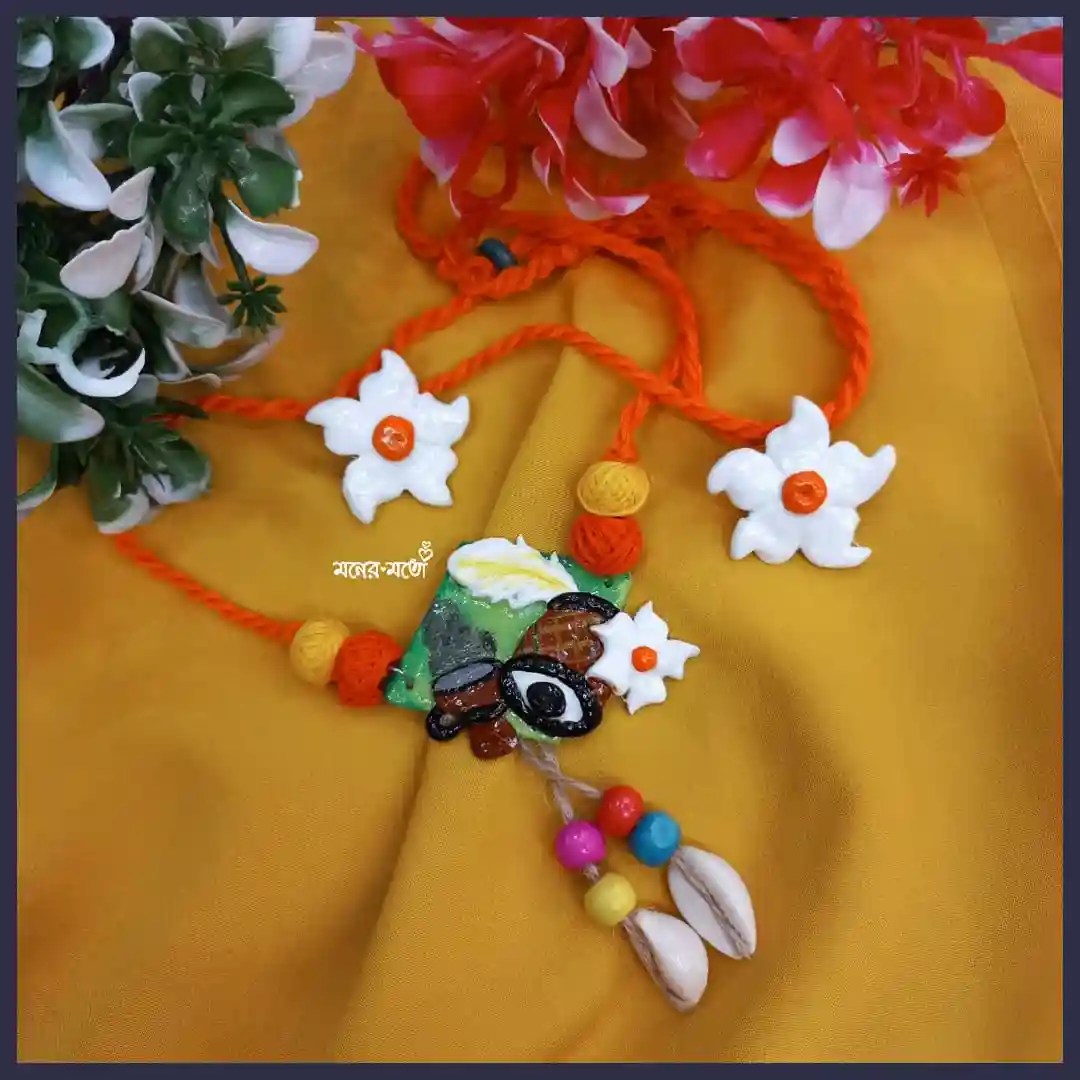 Durga Puja Special Clay Choker Set
